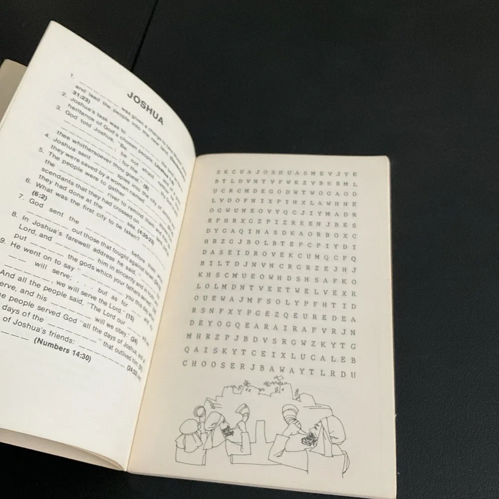 Double Trouble 1978 Puzzles Book Bible People Old‎ Testament History Gerald Dye
